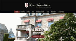 Desktop Screenshot of hotel-la-granitiere.com