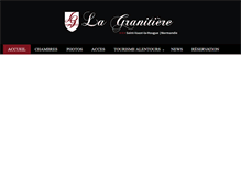 Tablet Screenshot of hotel-la-granitiere.com